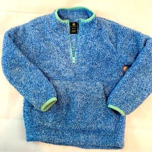 4/5 kids quarter zip soft jacket